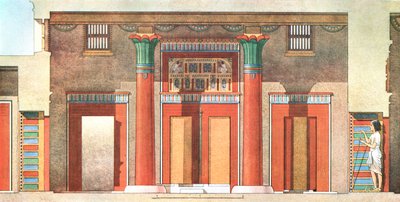 Dům generála Ramose v Tell el-Amarna, Egypt, 1928. od Unbekannt