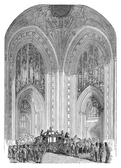 Houses of Parliament, Grand Entrance, Westminster, Londýn, konec 19. století od Unbekannt