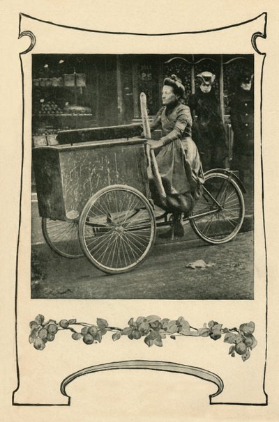 Jak se doručuje chléb v Paříži, 1901. od Unbekannt
