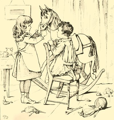 Jak houpací kůň snědl dort, 1881. od Unbekannt