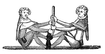 Soutěž Human Quintain, 1833 od Unbekannt