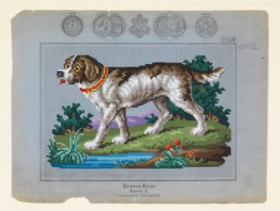 Lovecký pes, ca. 1879 od Unbekannt