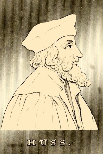 Hus, c1369-1415, 1830. od Unbekannt