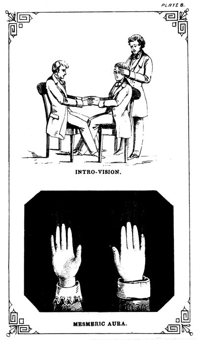 Hypnóza: introvizní síla pohledu do těla, 1889 od Unbekannt