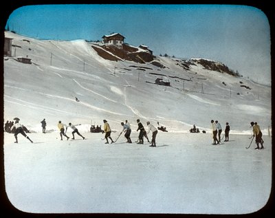Lední hokej, St Moritz, Švýcarsko od Unbekannt