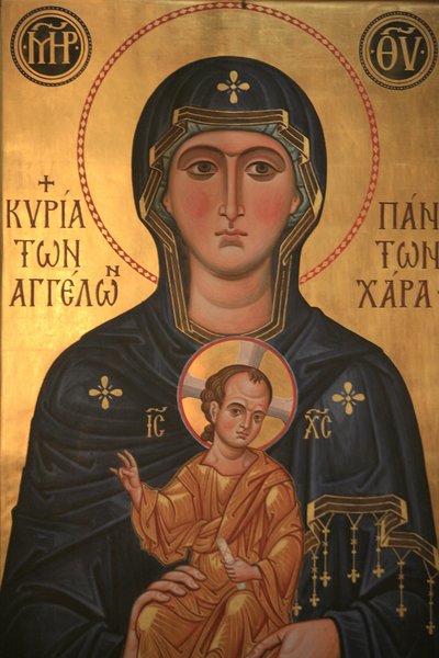 Ikona. Ortodoxní kostel Saint-Antoine-le-Grand Saint-Laurent-en-Royans Francie od Unbekannt