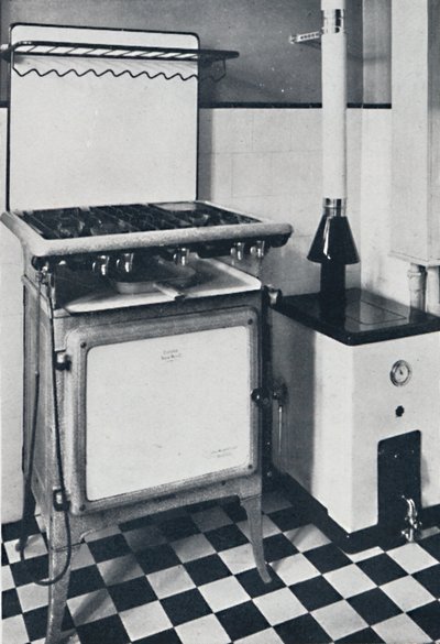 Ideal Boilers & Radiators Ltd. - V černobílém nebo šedém melírování je tento plynový kotel sklovitý en od Unbekannt