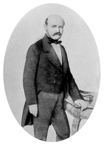 Ignaz Philip Semmelweis 1818-1865, maďarský porodník, 19. stol. od Unbekannt