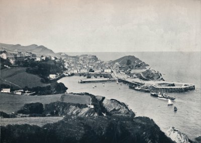Ilfracombe – typický pohled, ukazující drsné pobřeží, 1895 od Unbekannt