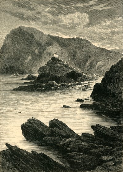 Ilfracombe - Pohled ze skal na základně Capstone, 1898. od Unbekannt