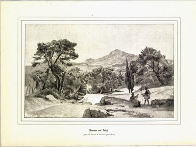Ilustrace převzata z knihy Různorodé obrázky cestovatelů od Jerichau-Baumanna, Elisabeth a vydané nakladatelstvím Forlagsbureauet (Kodaň, 1881) od Unbekannt
