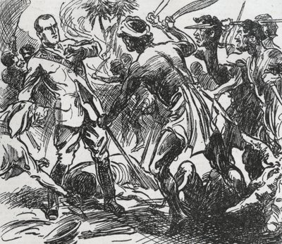 Ilustrace zobrazující Sextona Blakea v Penny Popular od Unbekannt