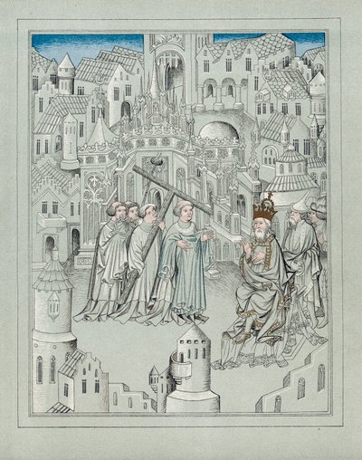 Ilustrace z cest legendárního anglického rytíře Sira Johna Mandevilla, c1372 od Unbekannt