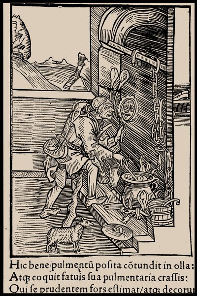 Ilustrace ke knize Ship of Fools od Sebastiana Branta, 1497. od Unbekannt