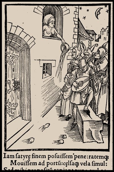 Ilustrace ke knize Ship of Fools od Sebastiana Branta, 1497. od Unbekannt