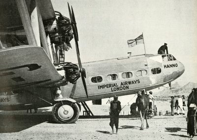 Dvouplošník Imperial Airways Handley-Page HP 42 Hanno, Gwadar, Balúčistán, c1931-c1940 1946. od Unbekannt