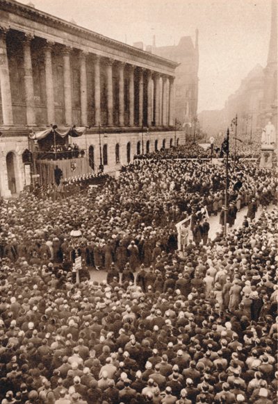 V Birminghamu: Král Edward VIII. vyhlášen ve druhém největším městě Anglie v roce 1936 od Unbekannt