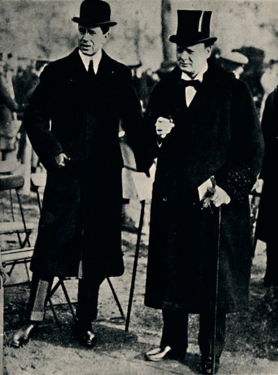 V Hyde Parku s korunním princem Švédska, 1917, 1945. od Unbekannt