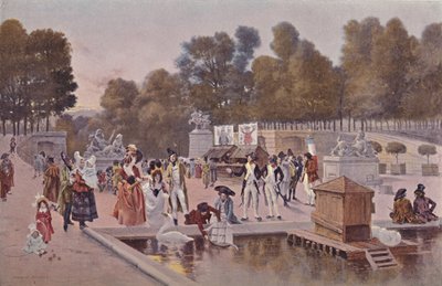 V zahradě Tuileries, 1896 od Unbekannt