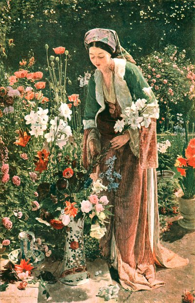 V zahradě Beys, 1865, c1902. od Unbekannt