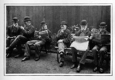 Ve větracím dvoře, St Marylebone Workhouse, Luxborough Street, Londýn, c1901 1903 od Unbekannt