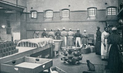 V kuchyni věznice Holloway, Londýn, c1901 1901 od Unbekannt