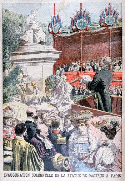 Inaugurace sochy Louise Pasteurse, Paříž, 1904 od Unbekannt