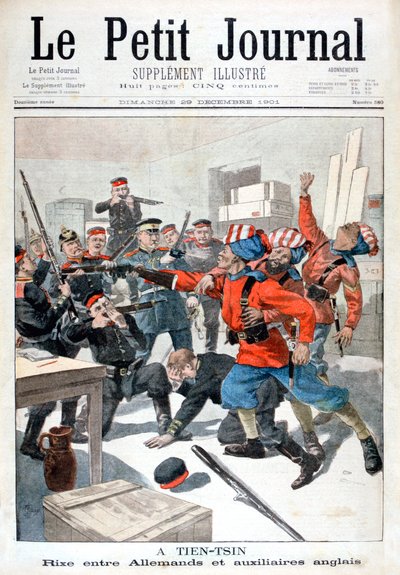 Incident mezi německými jednotkami a britskými pomocnými jednotkami, Tientsin, Čína, 1901 od Unbekannt