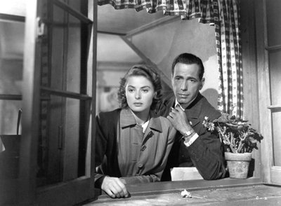 Ingrid Bergman a Humphrey Bogart v Cassablanca, 1942 od Unbekannt