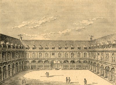 Vnitřní dvůr první královské burzy, 1897. od Unbekannt