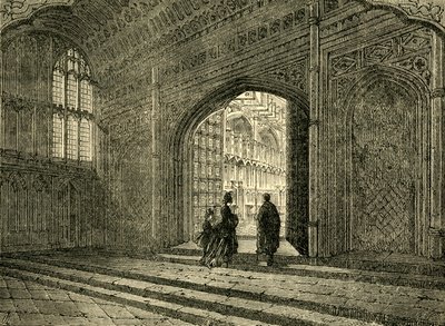 Interiér kaple Jindřicha VII., 1881. od Unbekannt