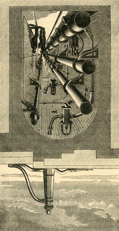 Interiér metra, Holborn viadukt, c1876. od Unbekannt
