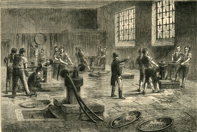 Interiér mincovny, c1872. od Unbekannt