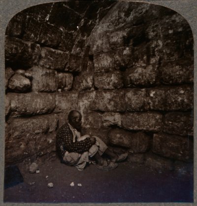 Interiér hrobky Lazara, c1900 od Unbekannt