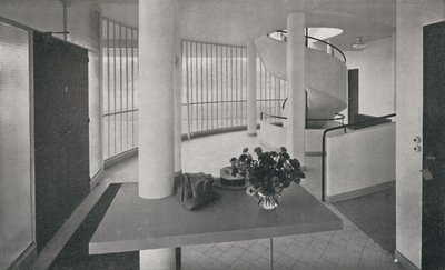 Interiér vily v Poissy, 1933 od Unbekannt