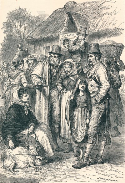 Irští rolníci, 1896 od Unbekannt