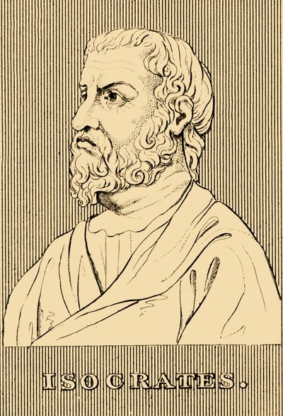 Isocrates, 436-338 př.nl, 1830. od Unbekannt