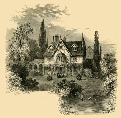Ivy Cottage, Highgate, 1825, c1876. od Unbekannt