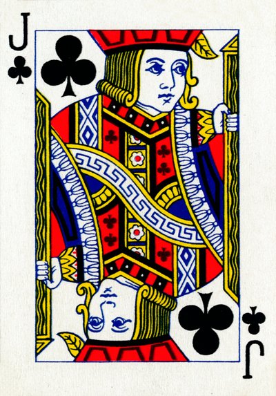 Jack of Clubs z balíčku hracích karet Goodall & Son Ltd., c1940 od Unbekannt