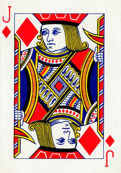 Jack of Diamonds z balíčku hracích karet Goodall & Son Ltd., c1940 od Unbekannt