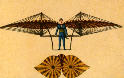 Jacob Degens létající stroj, 1808, 1932. od Unbekannt