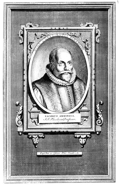 Jacobus Arminius , holandský teolog a profesor teologie na univerzitě v Leidenu od Unbekannt