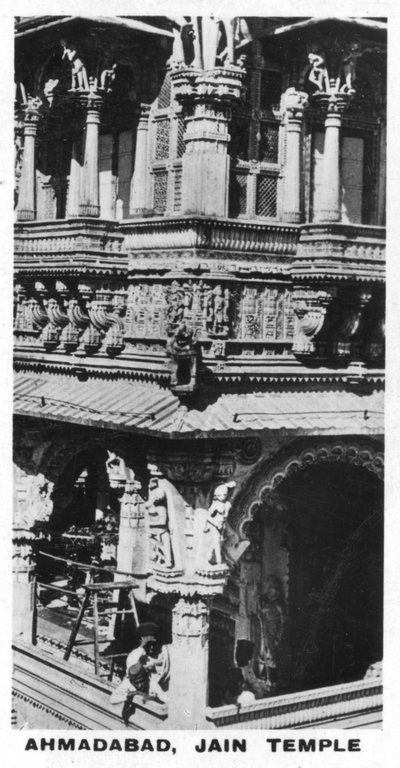 Chrám Jain, Ahmedabad, Indie, c1925 od Unbekannt