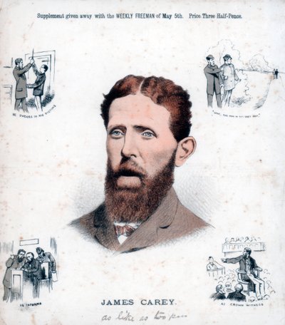 James Carey, irský republikán a informátor, 1883 od Unbekannt