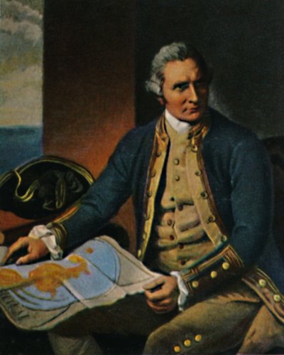 James Cook 1728-1779. - Rytina podle obrazu Dance, 1934. od Unbekannt