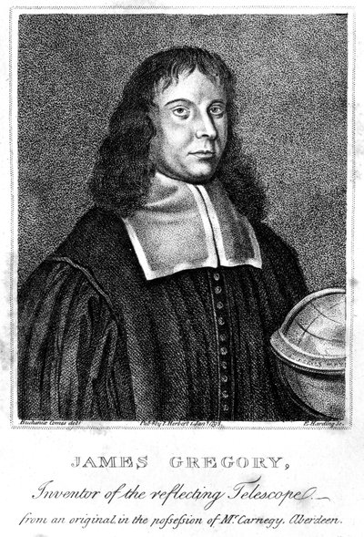 James Gregory, skotský matematik, c 1670 od Unbekannt