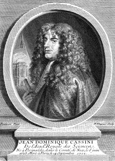 Jean-Dominique Cassini, francouzský astronom italského původu, 1777 od Unbekannt