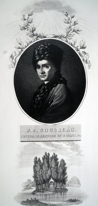 Jean-Jacques Rousseau. od Unbekannt