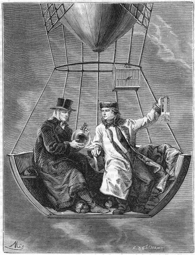 Jean Baptiste Biot a Joseph Louis Gay-Lussac, francouzští vědci, 1804 1870 od Unbekannt