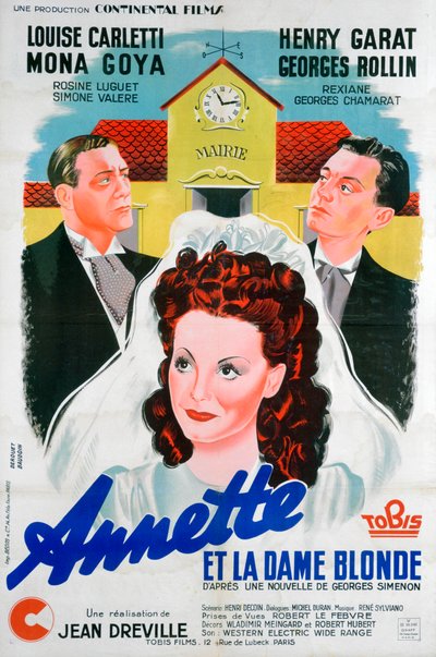 Jean Drevilles Annette et la Dame Blonde, Annette and the Blonde Woman, 1941 od Unbekannt